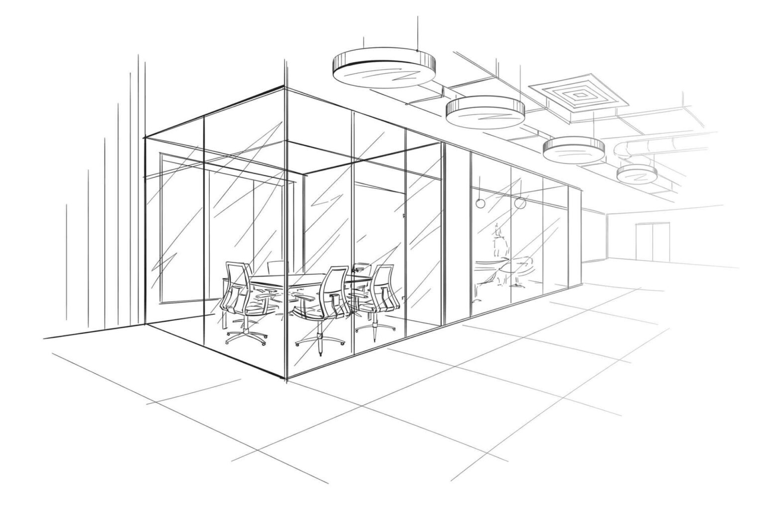 Conference Room Privacy Glass Smart Window Tint ElectraTint